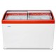 Холодильный ларь СНЕЖ МЛГ-400 с гнутым стеклом